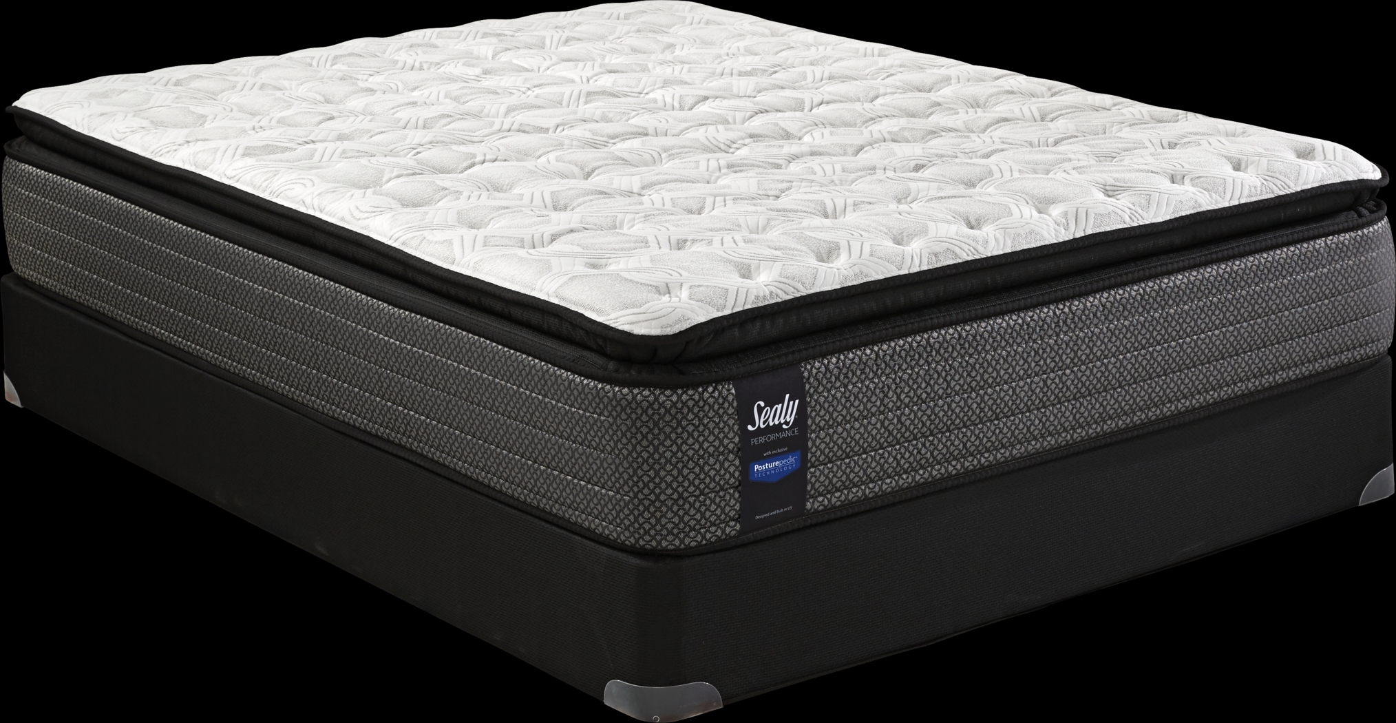 Sealy Performance Crystal Sand Queen Mattress with Reverie O200 Adjustable Base - Thumbnail - Image 1