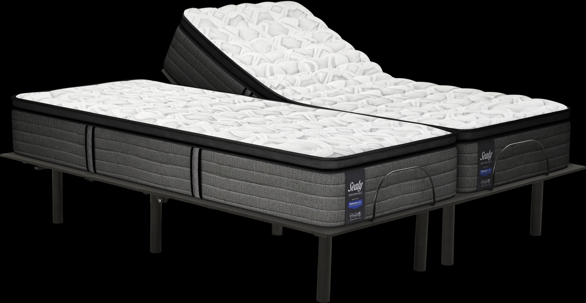 Sealy Performance Paradise Cove Split King Mattress with RTG Sleep 2000 Adjustable Base - Thumbnail - Image 1
