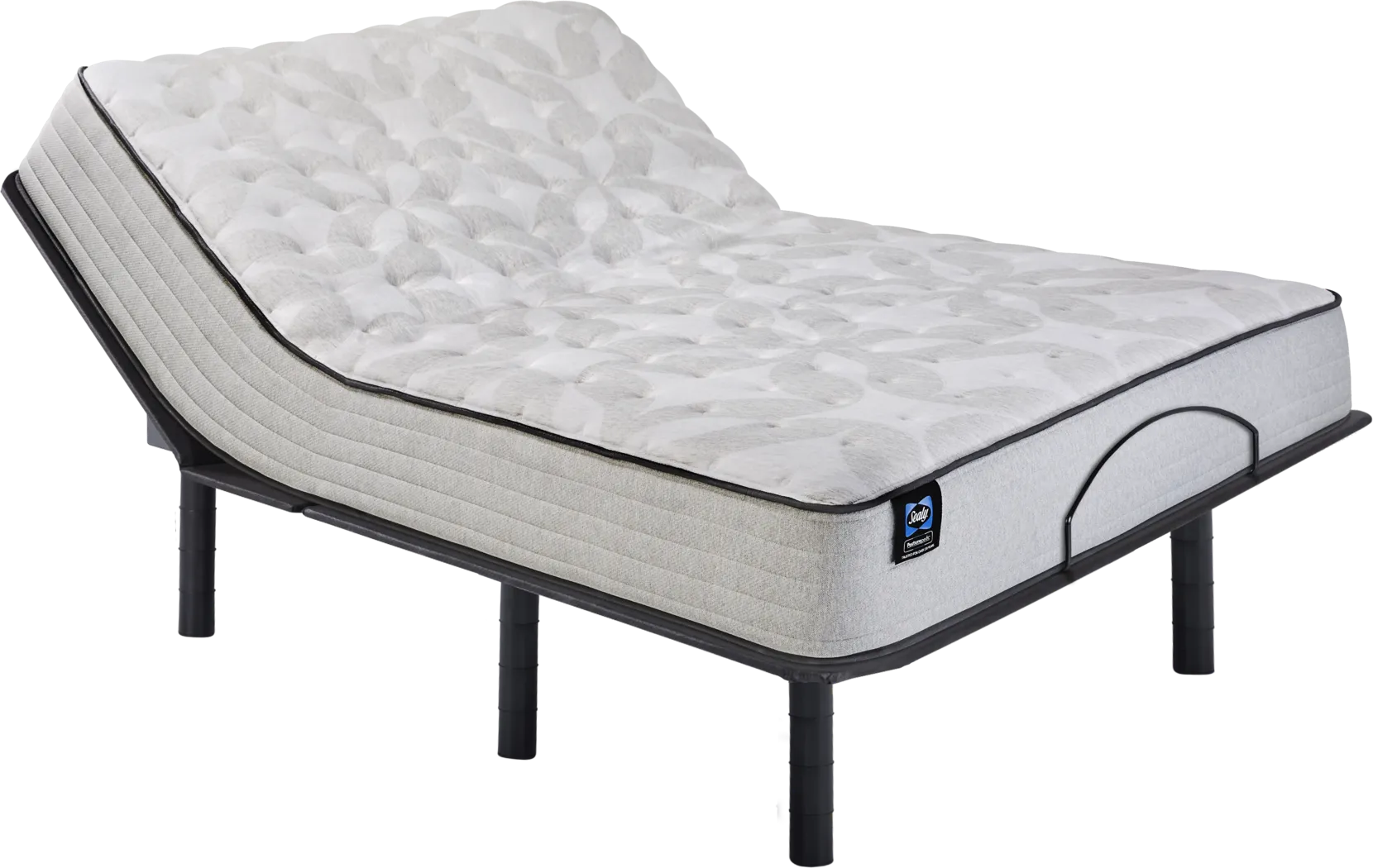 Sealy Posturepedic Beaufort Queen Mattress with Head Up Only Base - Thumbnail - Image 1