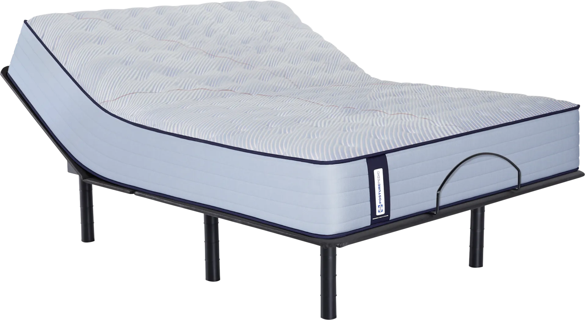 Sealy Posturepedic Brierwood King Mattress with Head Up Only Base - Thumbnail - Image 1
