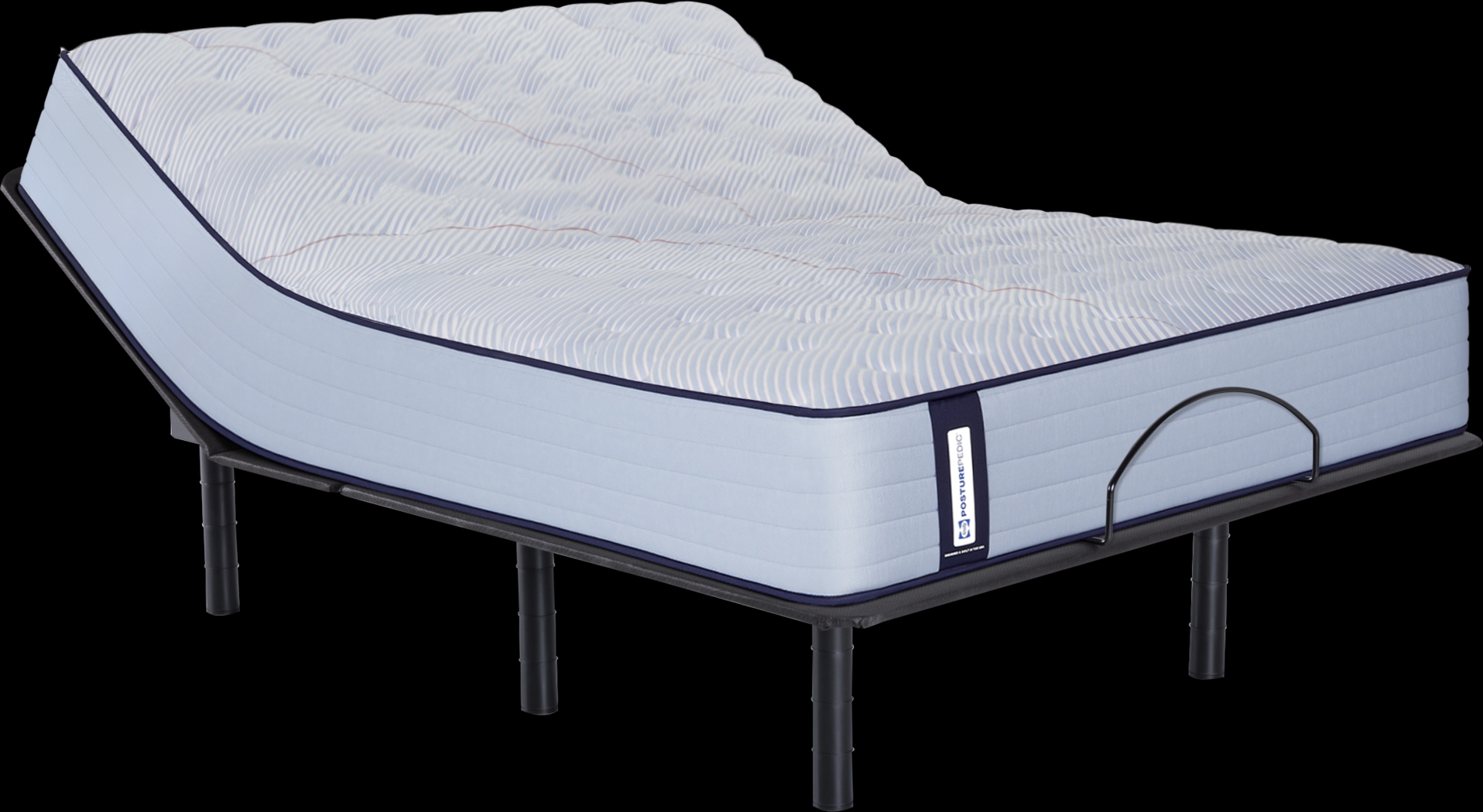 Sealy Posturepedic Brierwood Queen Mattress with Head Up Only Base - Thumbnail - Image 1