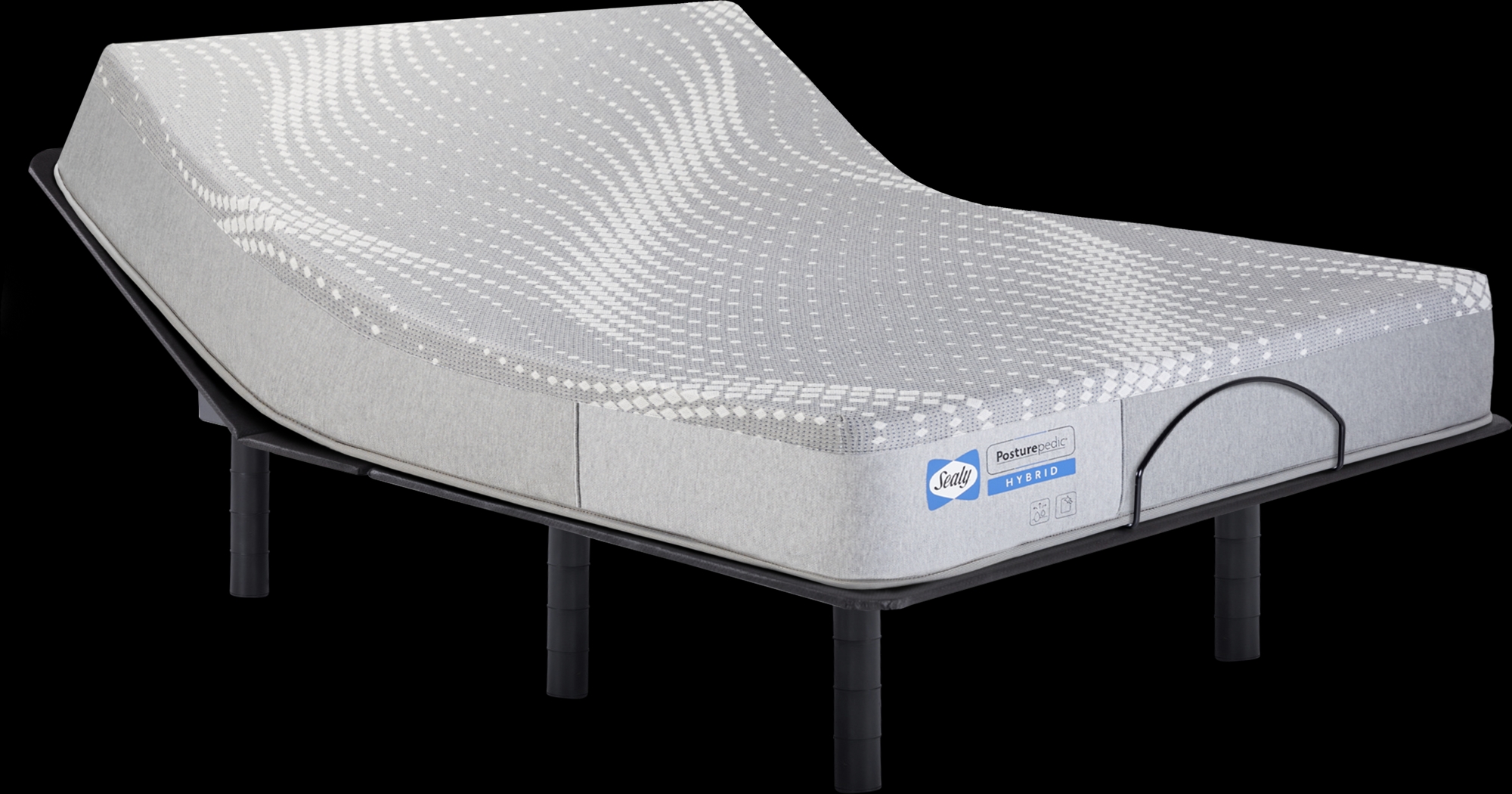 Sealy Posturepedic Elder Creek King Mattress with Head Up Only Base - Thumbnail - Image 1