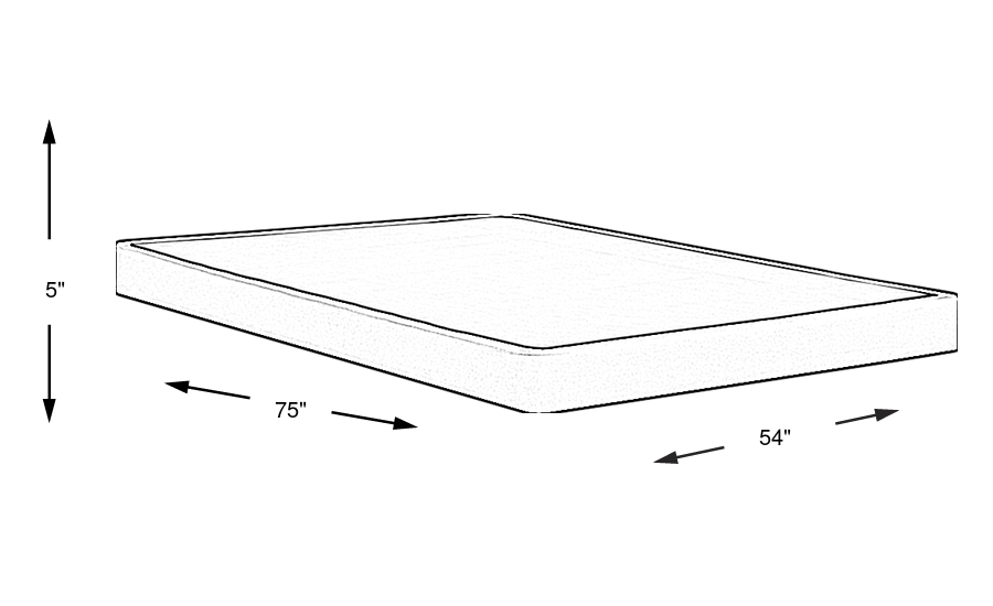 Dimension Image. Please refer to the Dimension Tab on this page for dimension details.