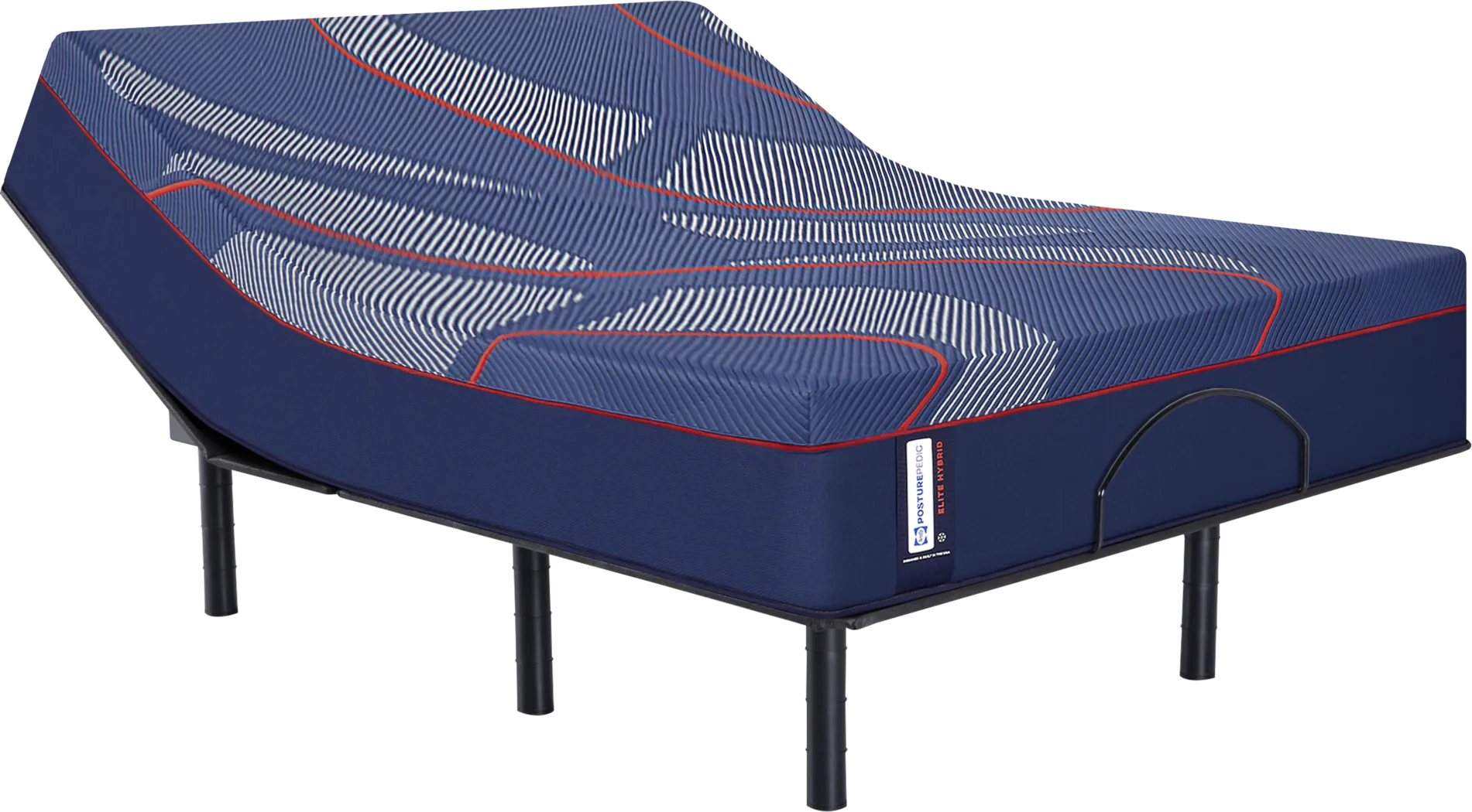 Sealy Posturepedic Hybrid Albany II King Mattress with Head Up Only Base - Thumbnail - Image 1