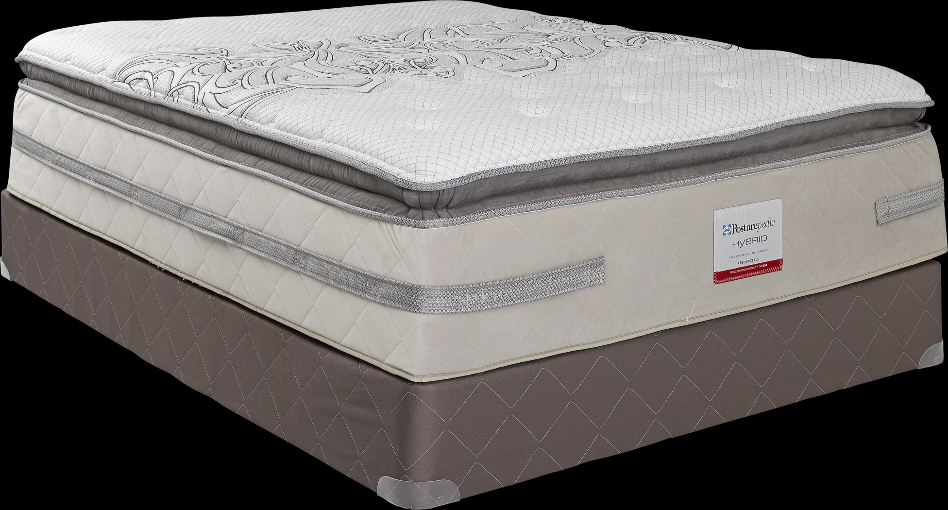 Sealy Posturepedic Hybrid Resourceful Queen Mattress Set - Thumbnail - Image 1
