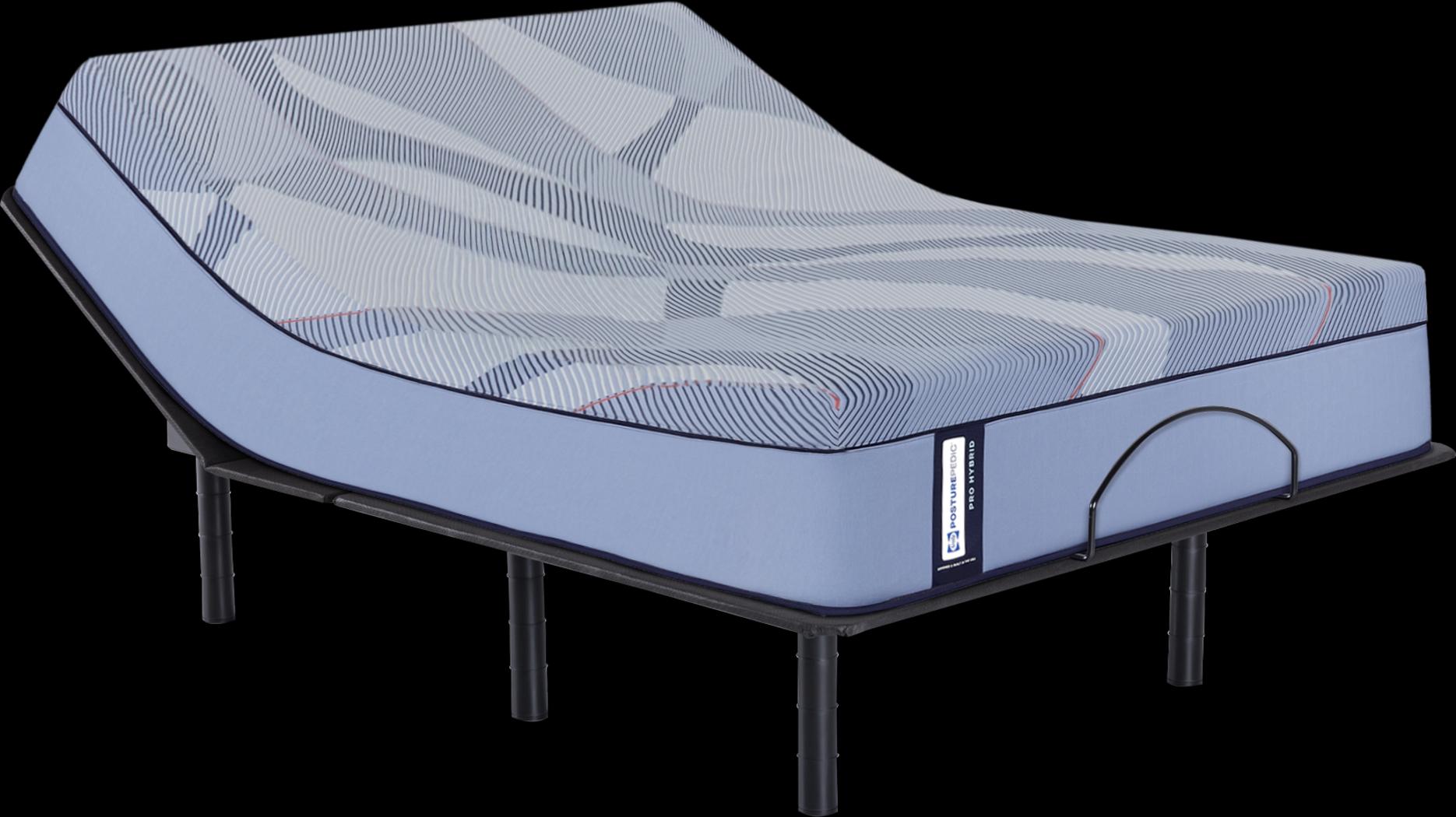 Sealy Posturepedic Hybrid Sonterra Queen Mattress with Head Up Only Base - Thumbnail - Image 1