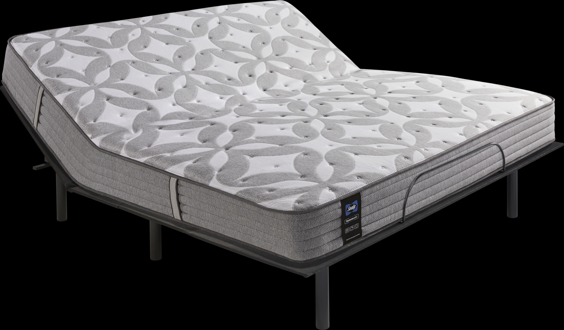 Sealy Posturepedic Kestrel King Mattress with Head Up Only Base - Thumbnail - Image 1