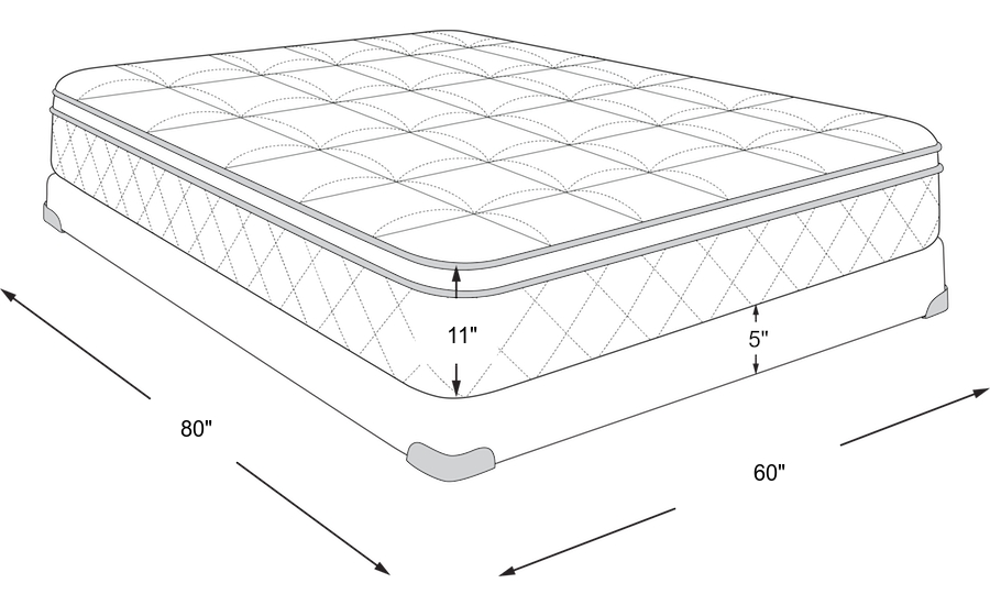 Dimension Image. Please refer to the Dimension Tab on this page for dimension details.