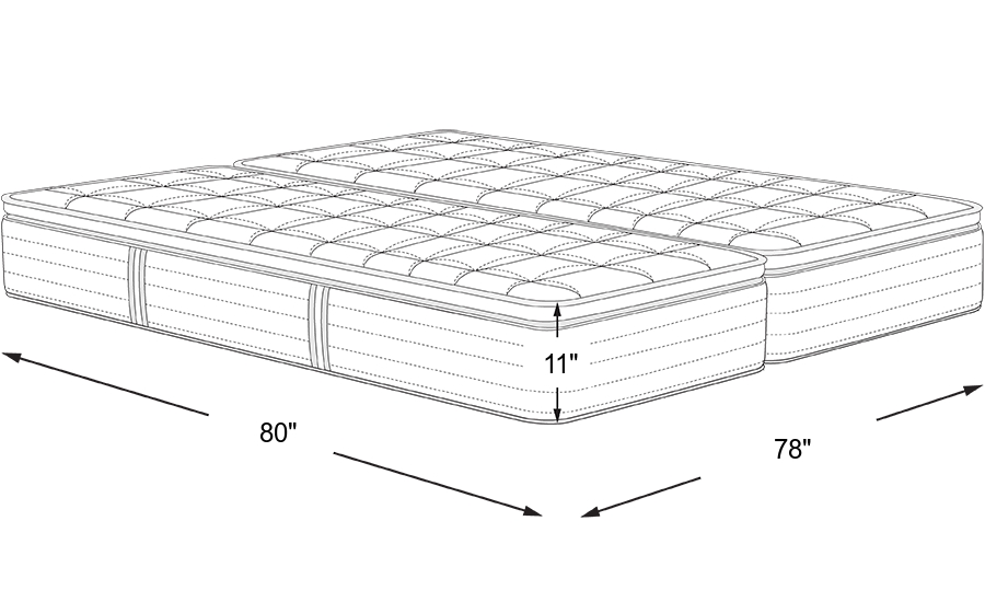 Dimension Image. Please refer to the Dimension Tab on this page for dimension details.