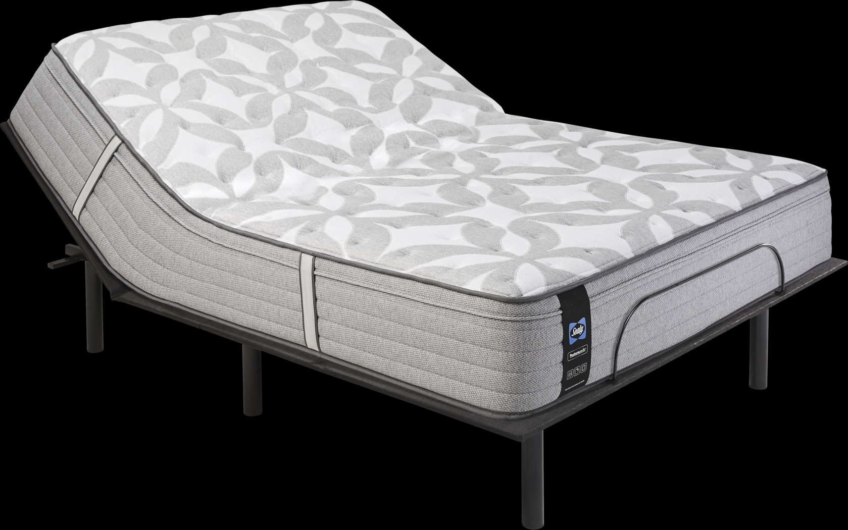 Sealy Posturepedic Lydbury Queen Mattress with Head Up Only Base - Thumbnail - Image 1