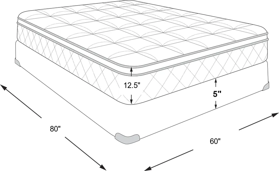 Dimension Image. Please refer to the Dimension Tab on this page for dimension details.