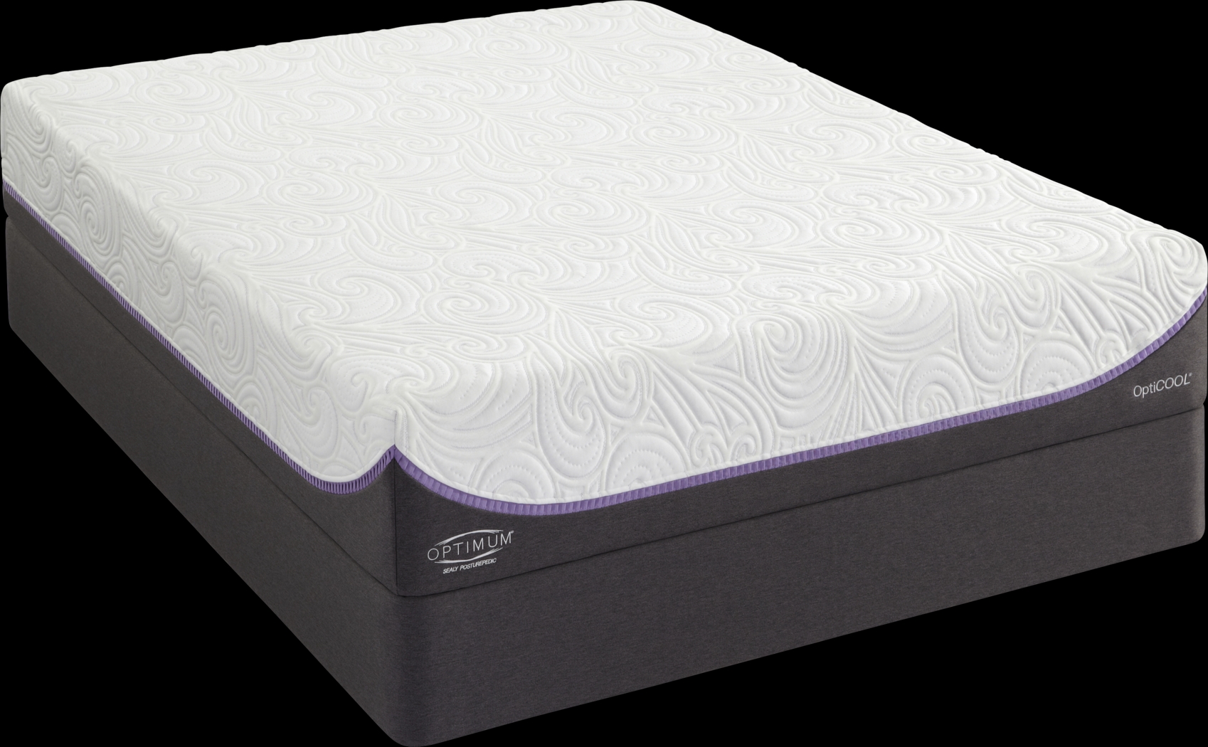 Sealy Posturepedic Optimum Inspiration Gold Low Profile King Mattress Set - Thumbnail - Image 1