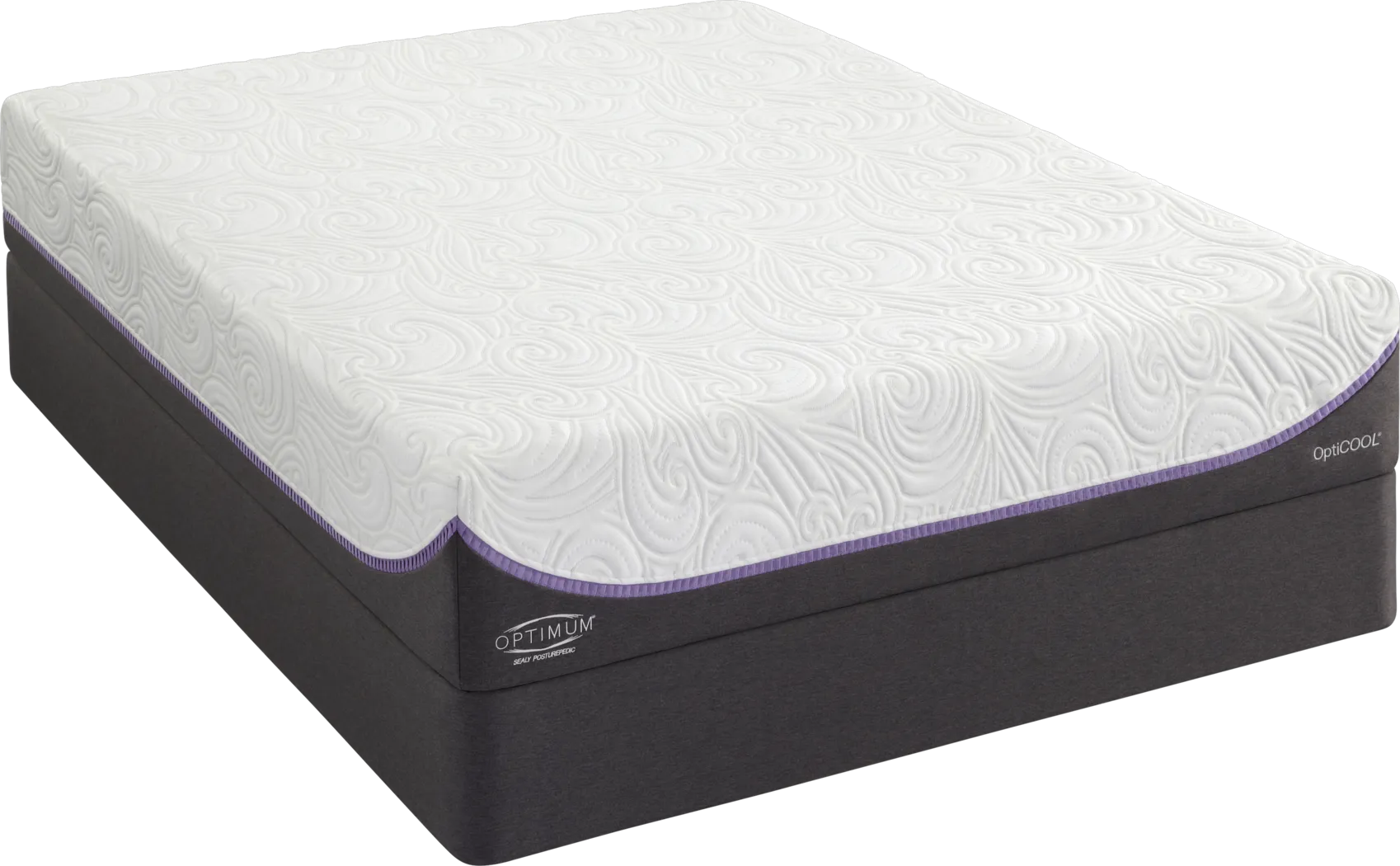 Sealy Posturepedic Optimum Inspiration Gold Low Profile Queen Mattress Set - Thumbnail - Image 1