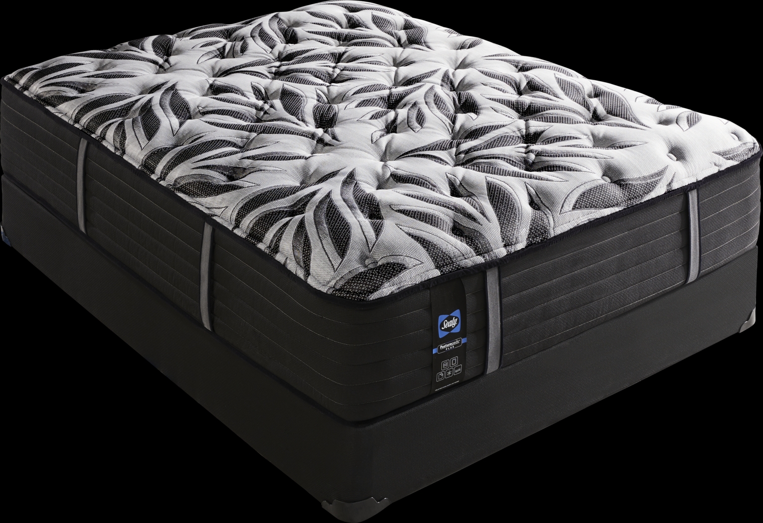 Sealy Posturepedic Plus Colliford Queen High Profile Mattress Set - Thumbnail - Image 1