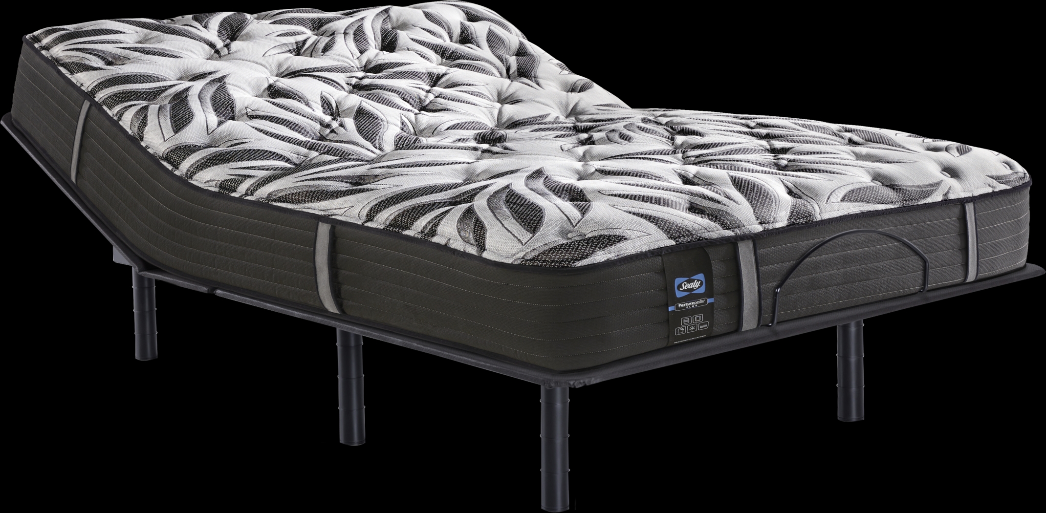 Sealy Posturepedic Plus Colliford Queen Mattress with Head Up Only Base - Thumbnail - Image 1