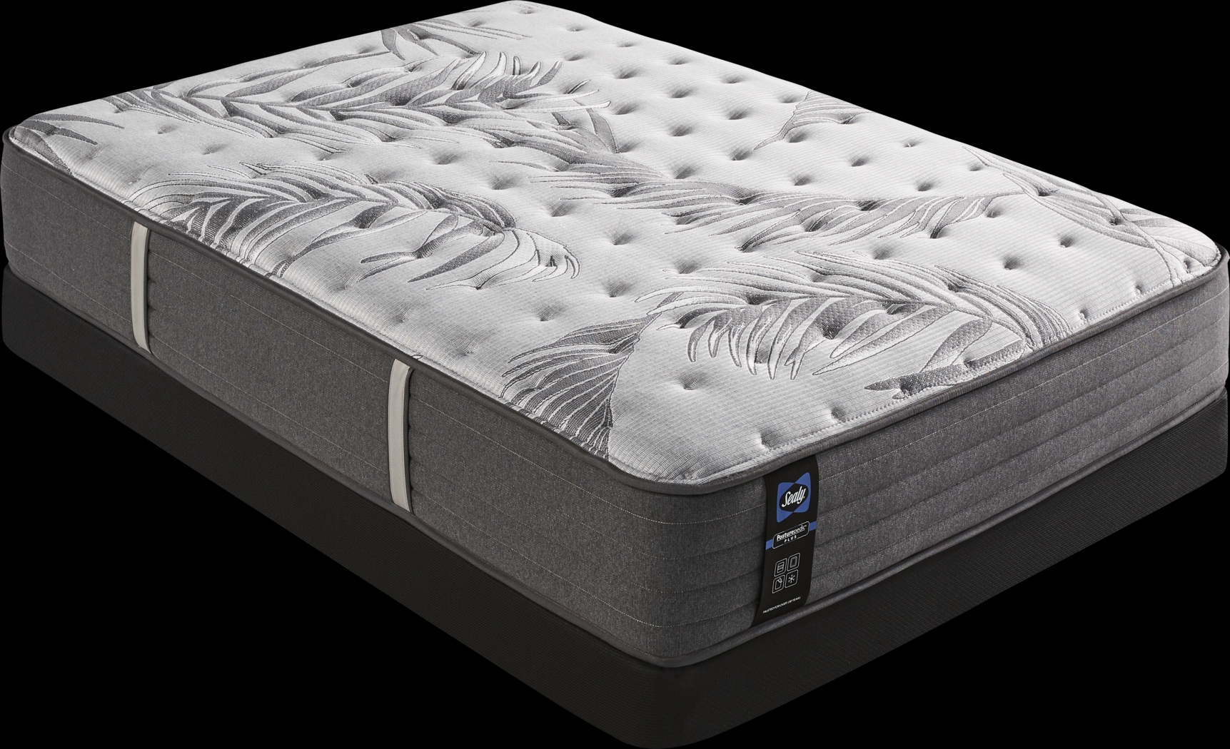 Sealy Posturepedic Plus Lockfield Low Profile Full Mattress Set - Thumbnail - Image 1