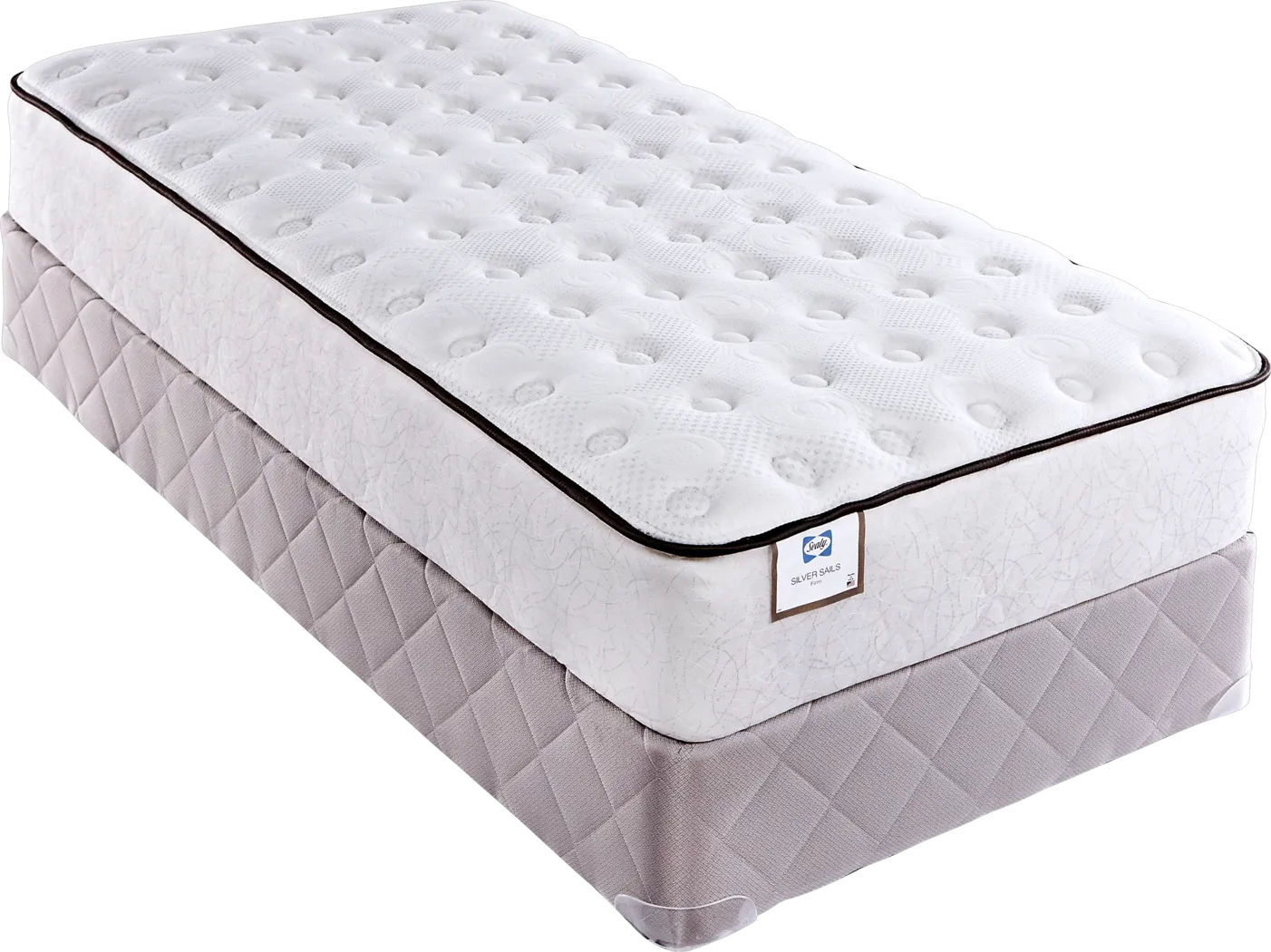 Sealy Posturepedic Silver Sails Twin Mattress Set - Thumbnail - Image 1
