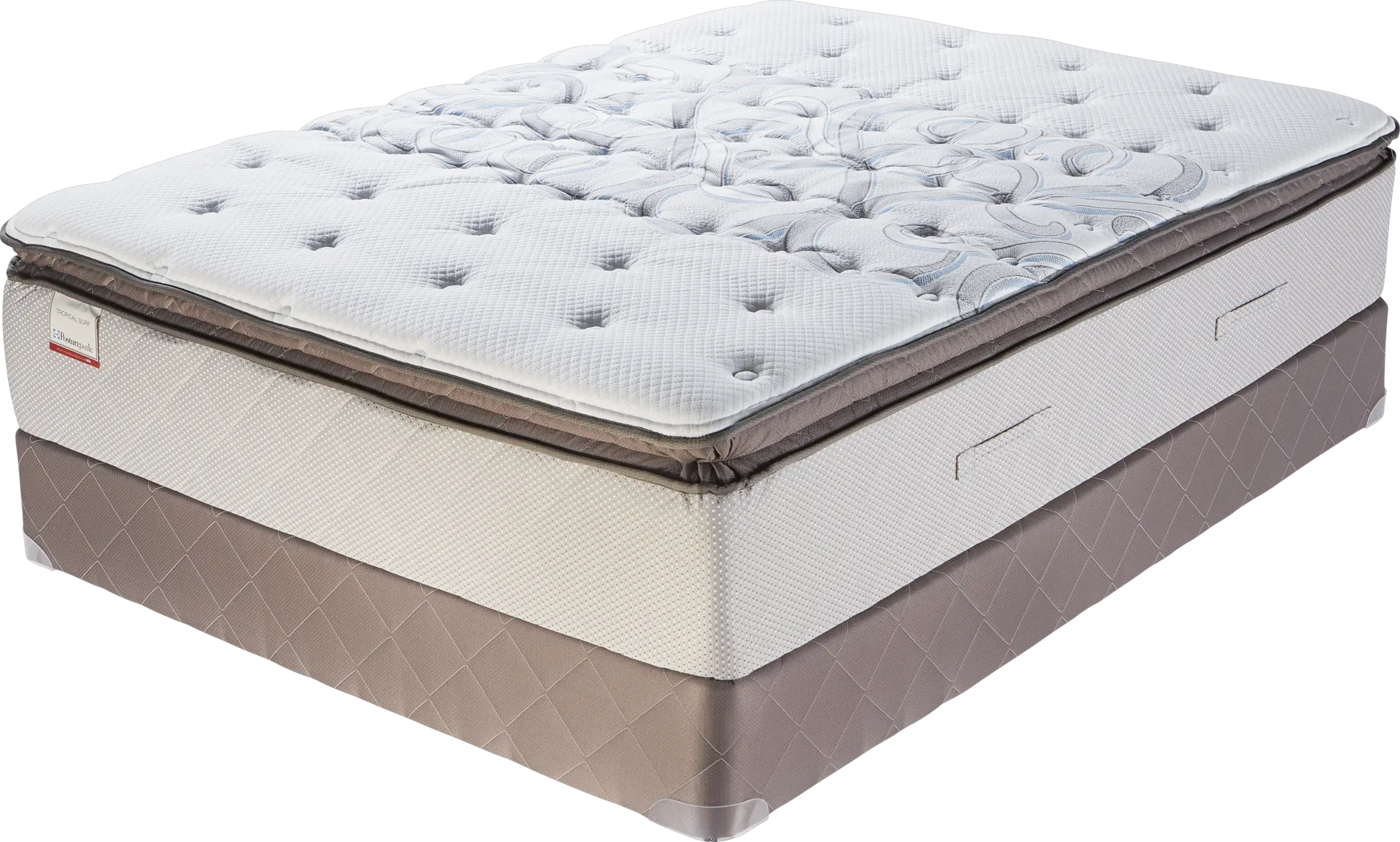 Sealy Posturepedic Tropical Surf King Mattress Set - Thumbnail - Image 1