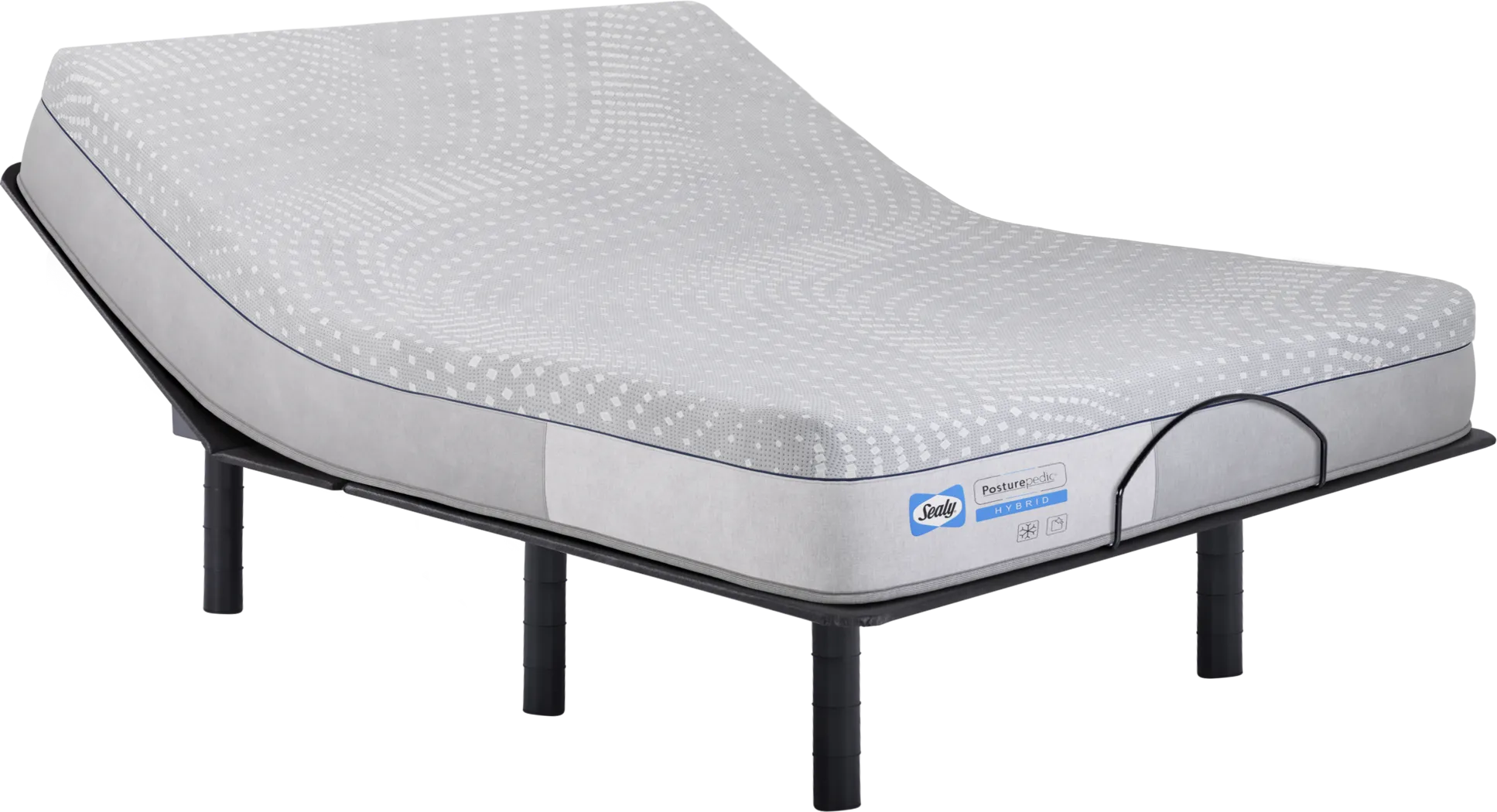 Sealy Posturepedic Valley Road King Mattress with Head Up Only Base - Thumbnail - Image 1