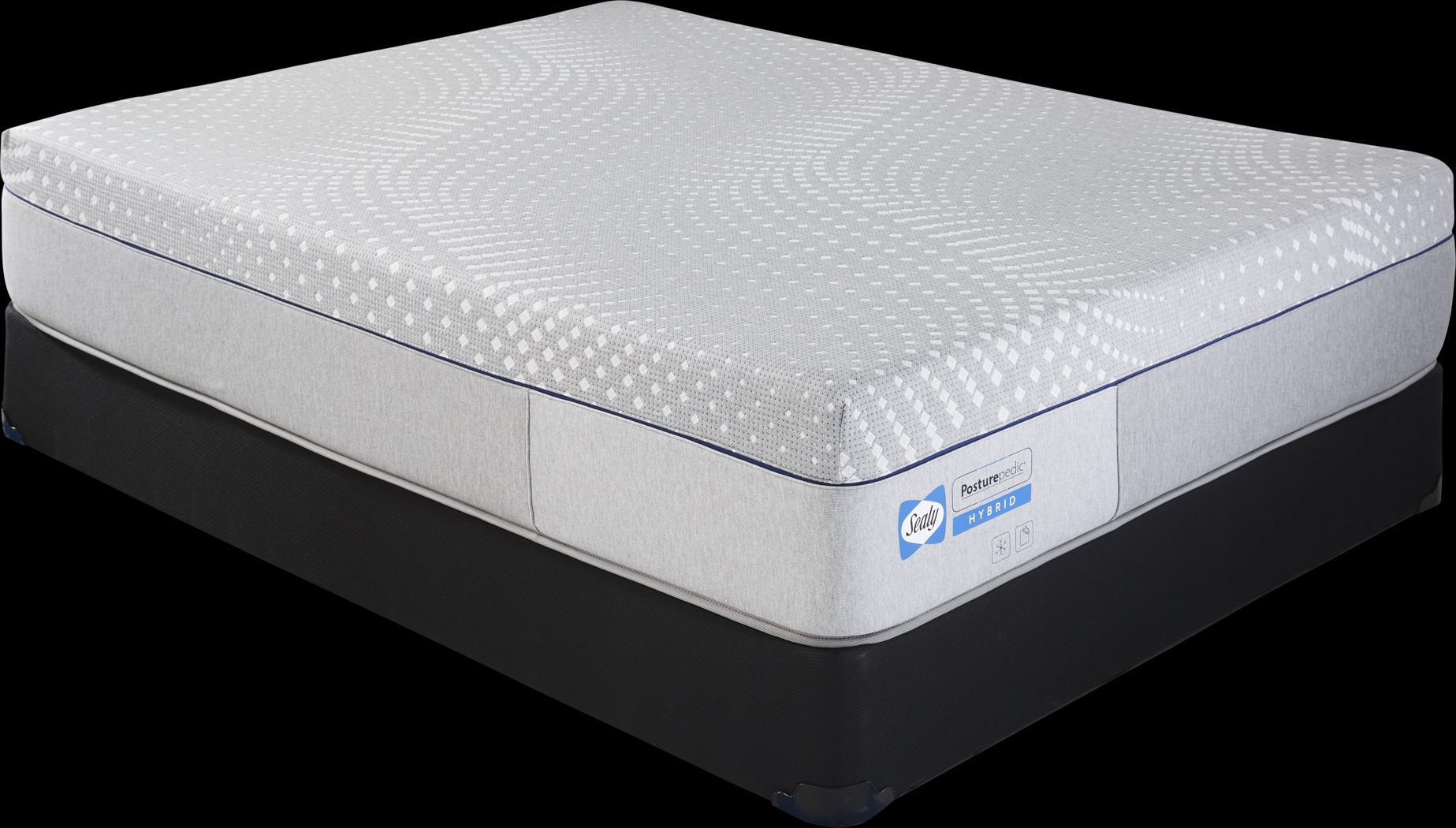 Sealy Posturepedic Valley Road Low Profile Queen Mattress Set - Thumbnail - Image 1