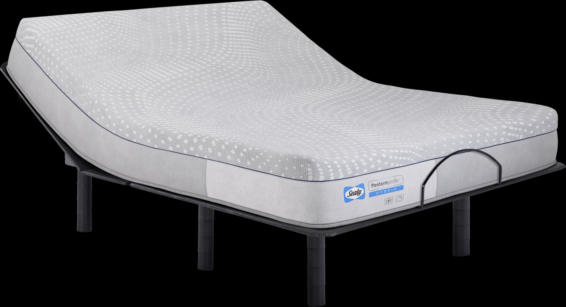 Sealy Posturepedic Valley Road Queen Mattress with Head Up Only Base - Thumbnail - Image 1