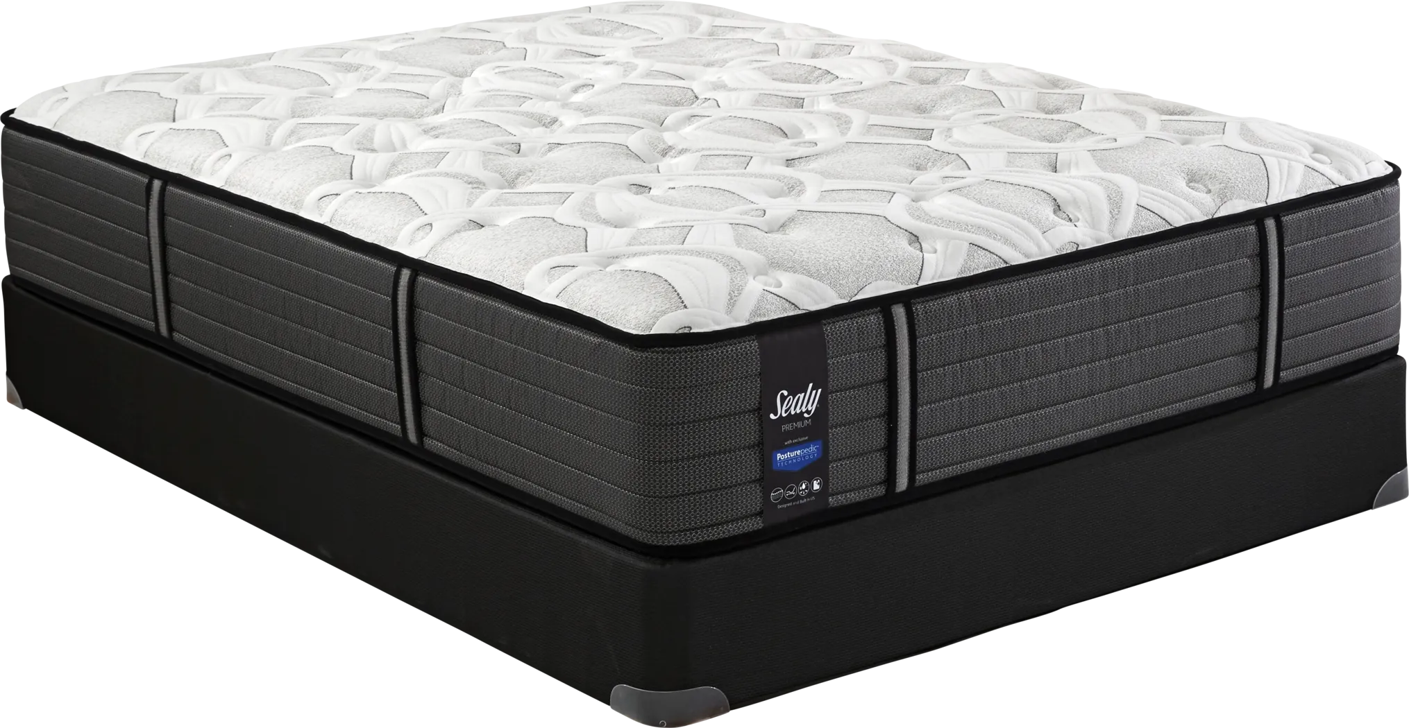 Sealy Premium Seaside Mist Queen Mattress Set - Thumbnail - Image 1