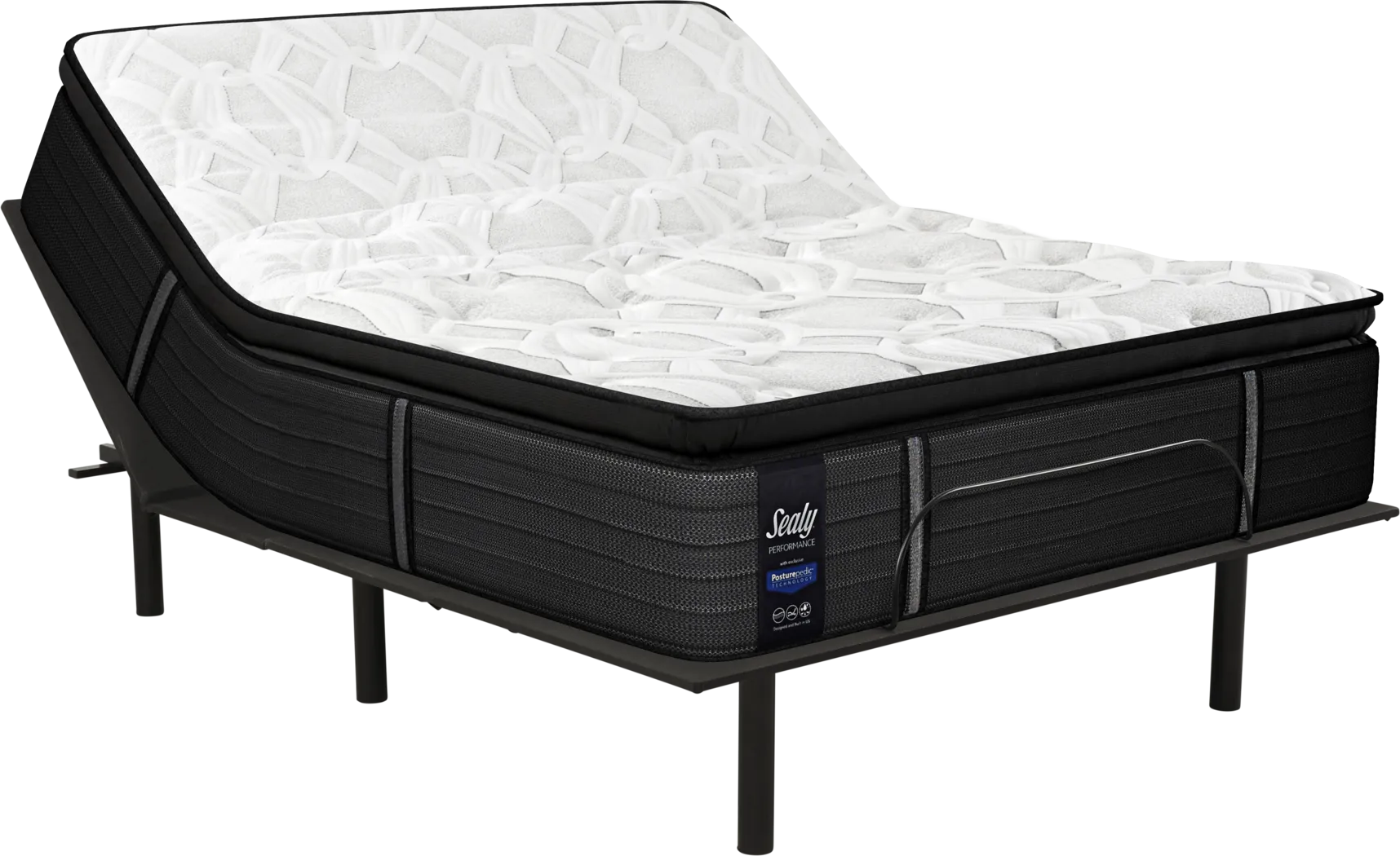 Sealy Premium Sunset Key Queen Mattress with Reverie O200 Adjustable Base - Thumbnail - Image 1