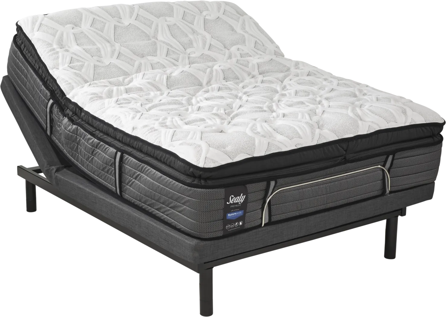 Sealy Premium Sunset Key Queen Mattress with Motion Essentials Adjustable Lifestyle Base - Thumbnail - Image 1
