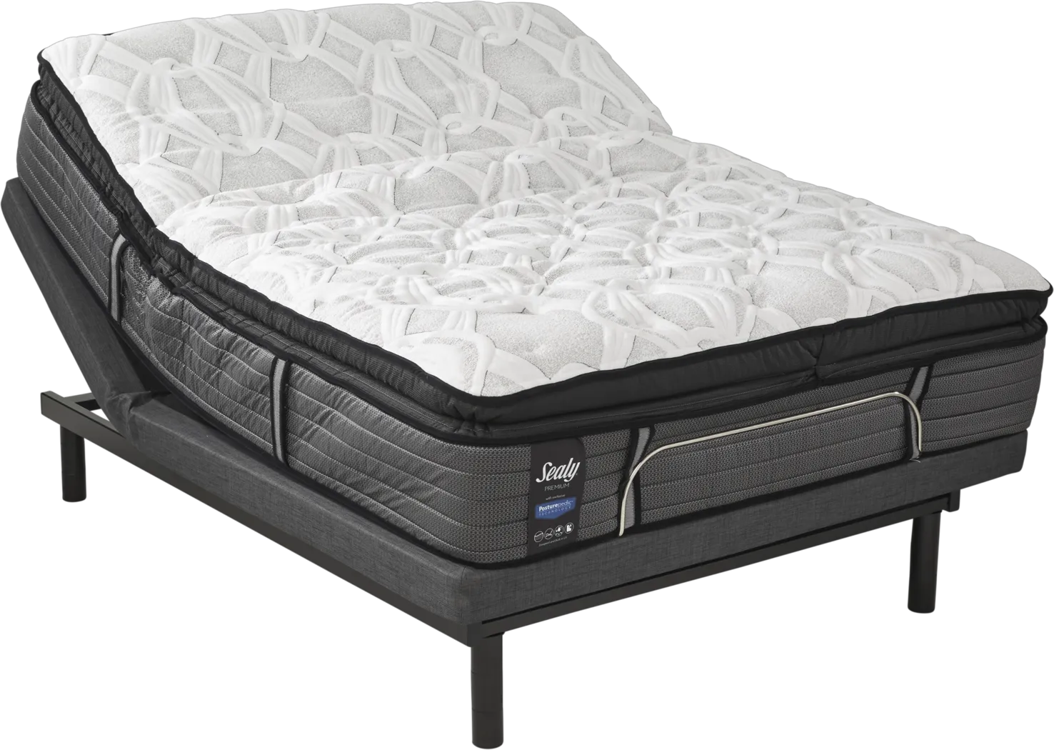 Sealy Premium Sunset Key Queen Mattress with Sealy Ease Adjustable Lifestyle Base - Thumbnail - Image 1