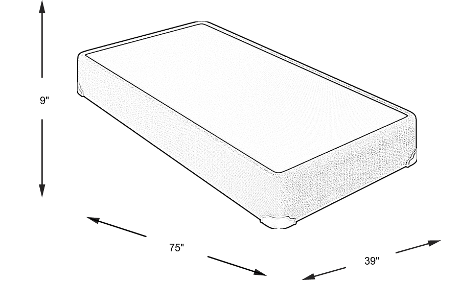 Dimension Image. Please refer to the Dimension Tab on this page for dimension details.