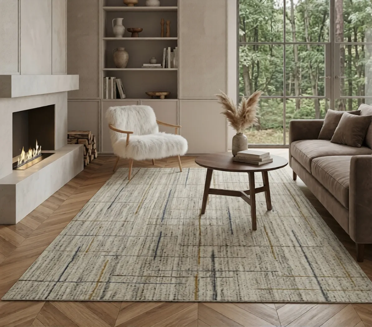 Sealy Vaelle Beige 9' x 12' Rug - Thumbnail - Image 2