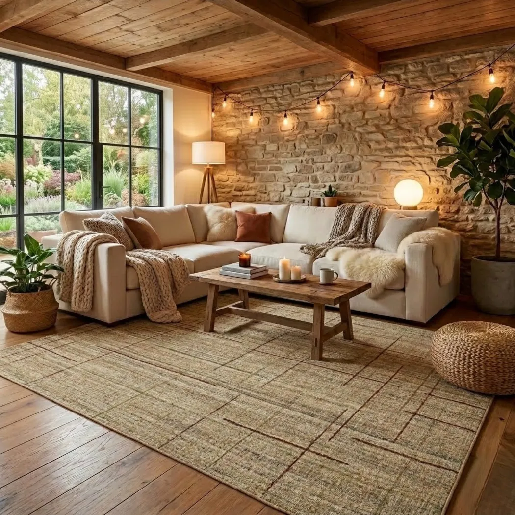 Sealy Vaelle Tan 9' x 12' Rug - Thumbnail - Image 2