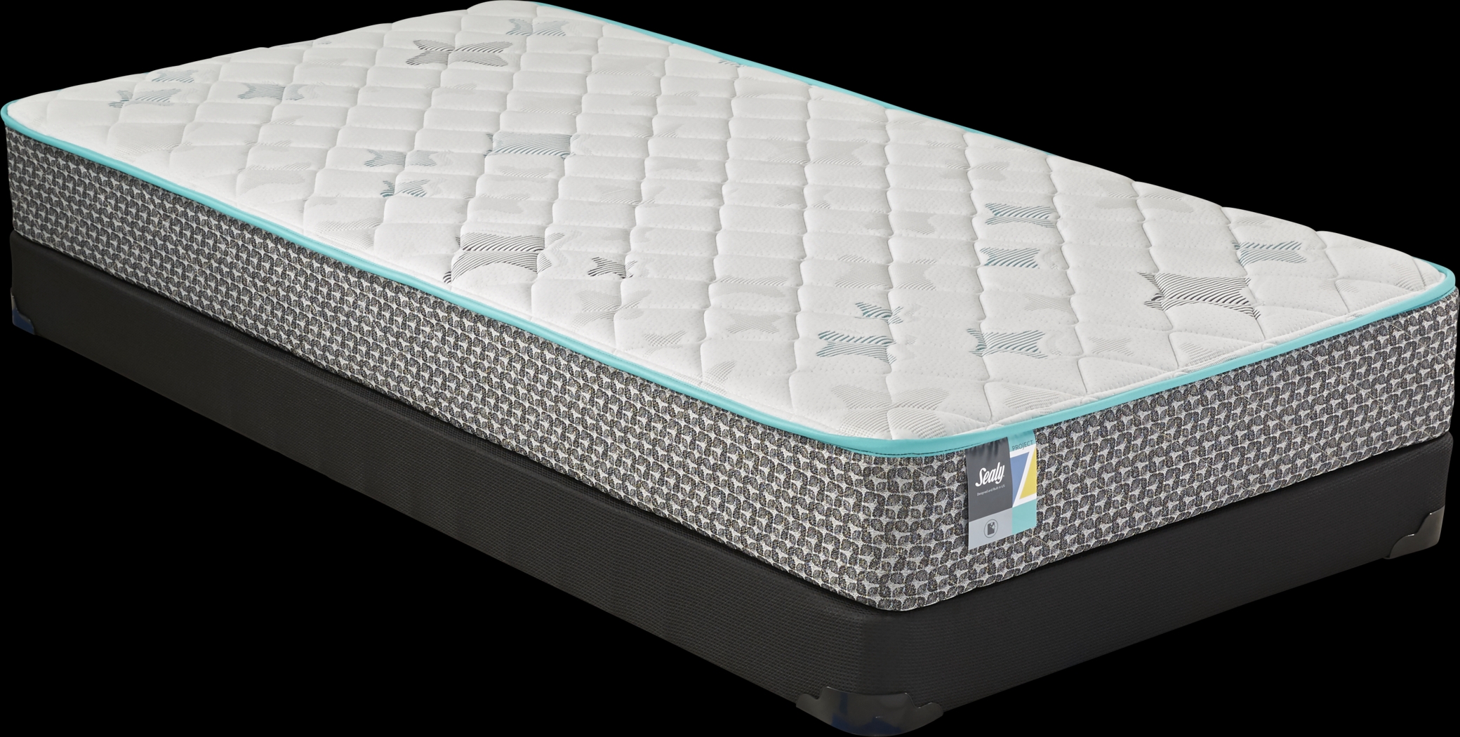 Sealy Z-301 Low Profile Twin Mattress Set - Thumbnail - Image 1