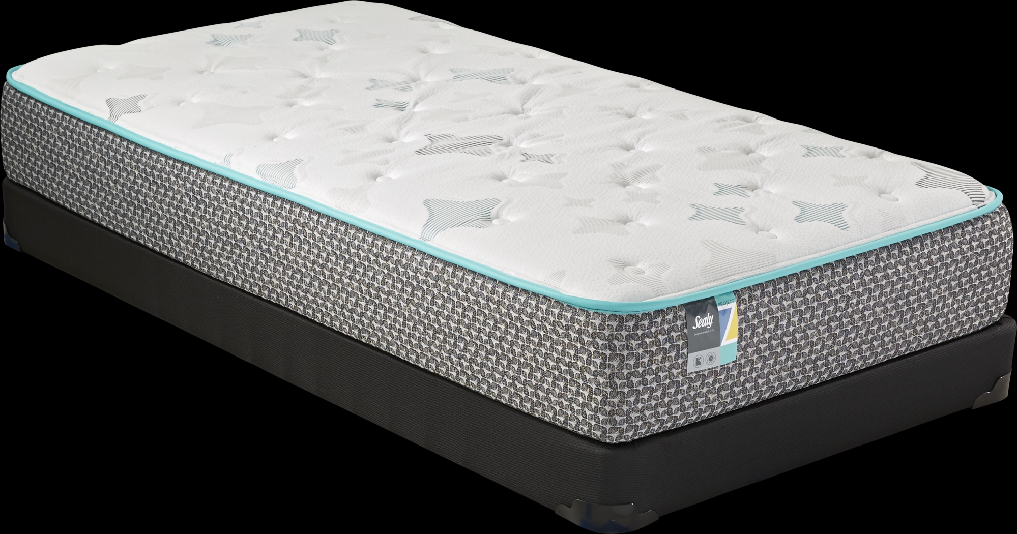 Sealy Z-501 Low Profile Twin Mattress Set - Thumbnail - Image 1