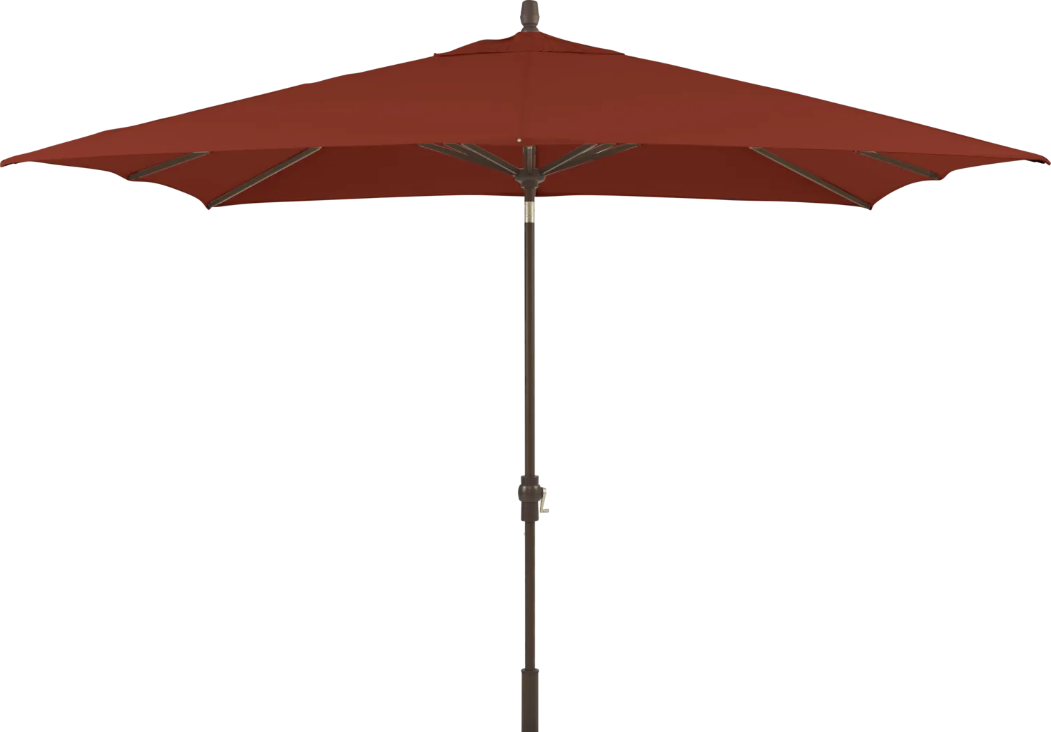 Seaport 8 x 10 Rectangle Terracotta Outdoor Umbrella - Thumbnail - Image 1