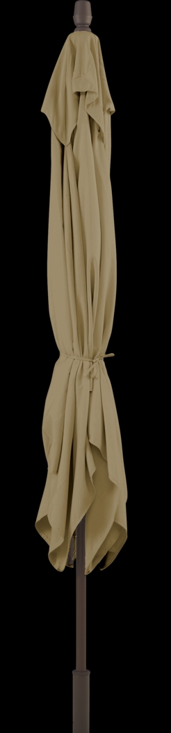 Seaport 8 x 10 Rectangle Heather Beige Outdoor Umbrella - Thumbnail - Image 4