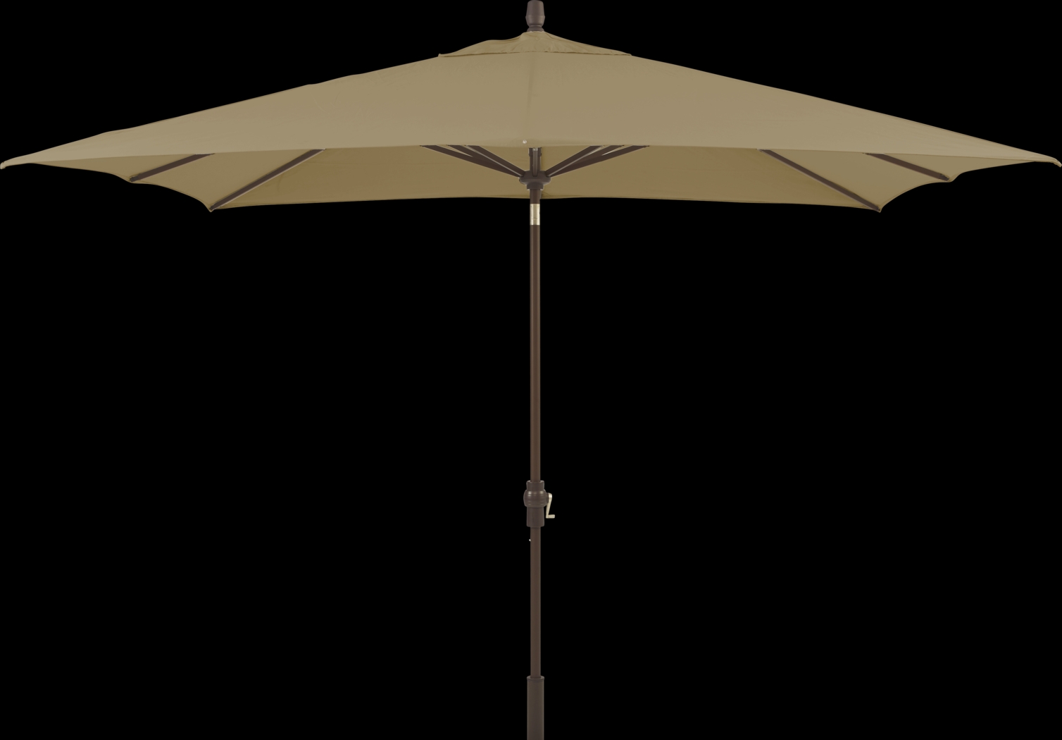 Seaport 8 x 10 Rectangle Heather Beige Outdoor Umbrella - Thumbnail - Image 1