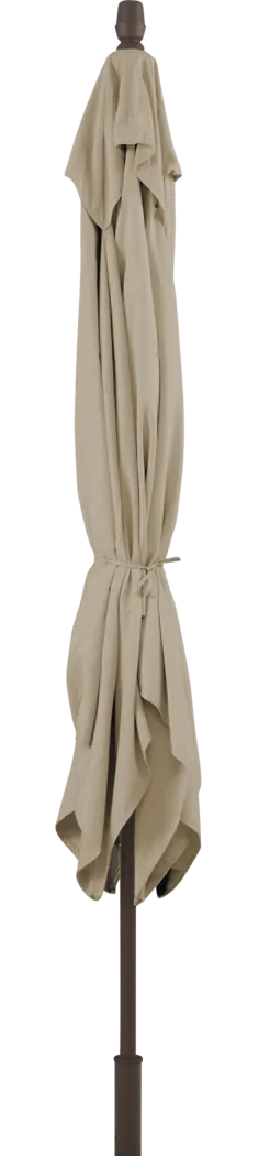Seaport 8 x 10 Rectangle Flax Outdoor Umbrella - Thumbnail - Image 4