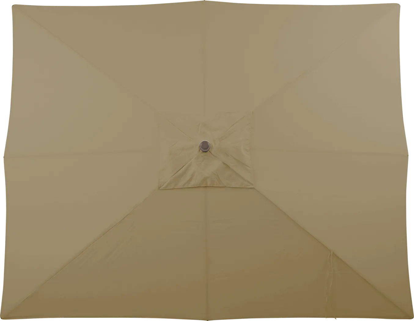 Seaport 8 x 10 Rectangle Heather Beige Outdoor Umbrella - Thumbnail - Image 3