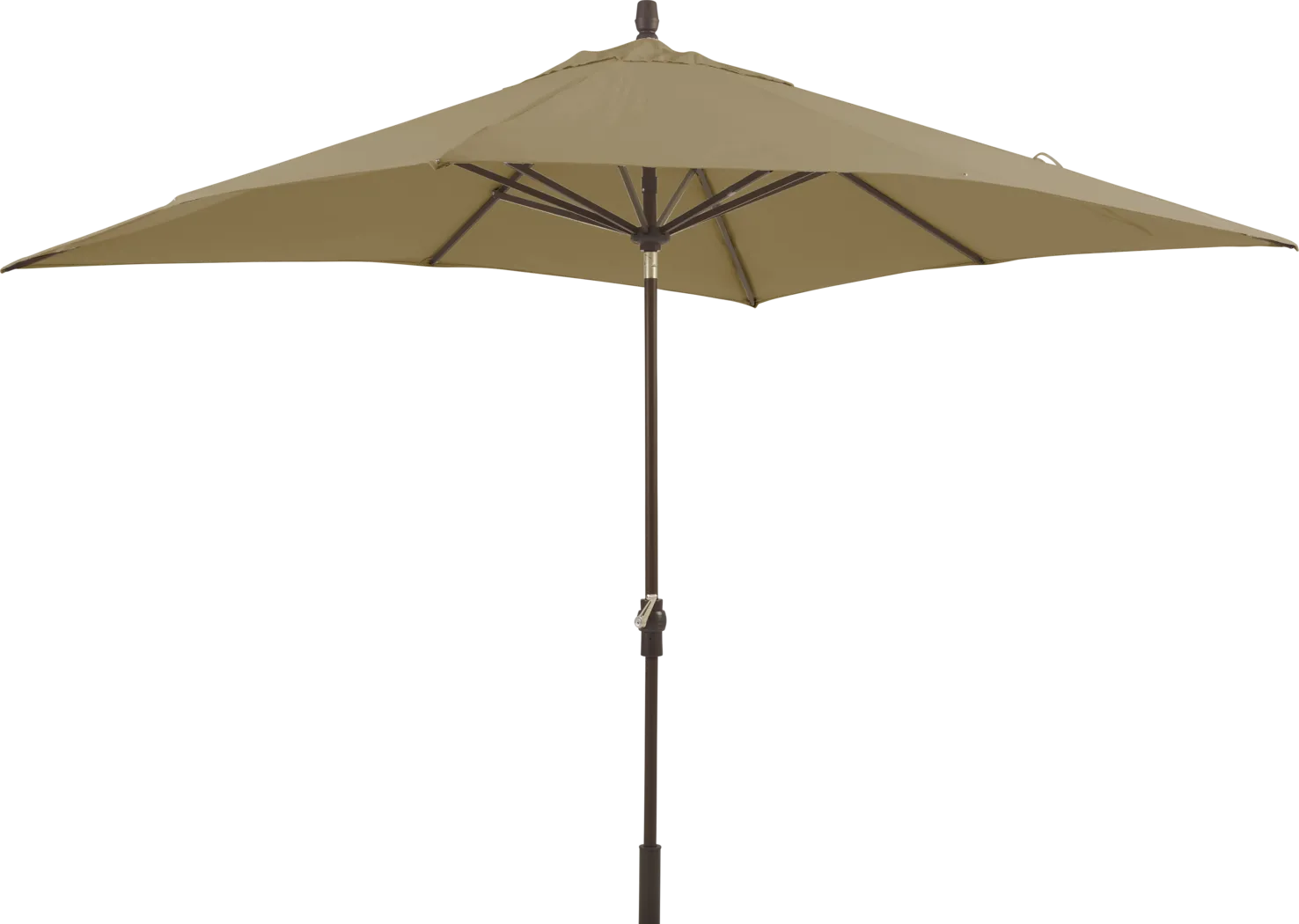 Seaport 8 x 10 Rectangle Heather Beige Outdoor Umbrella - Image 5