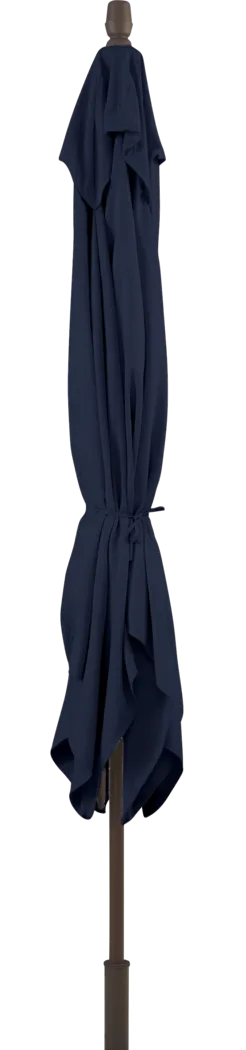 Seaport 8 x 10 Rectangle Navy Outdoor Umbrella with Drumlin Vega Light - Thumbnail - Image 3