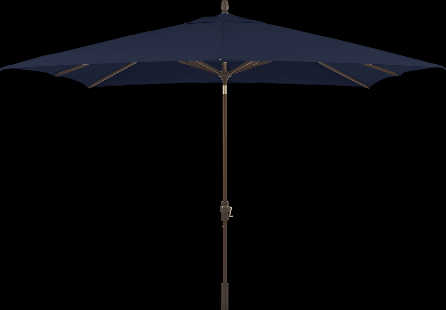 Seaport 8 x 10 Rectangle Navy Outdoor Umbrella - Thumbnail - Image 1