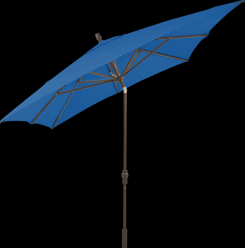 Seaport 8 x 10 Rectangle Pacific Blue Outdoor Umbrella - Thumbnail - Image 2