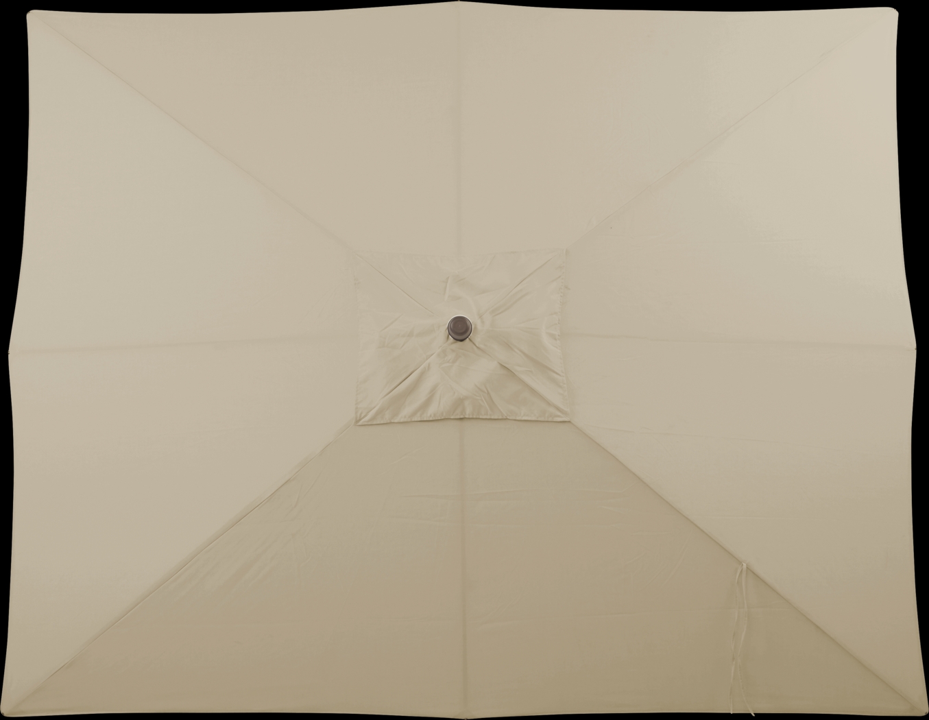 Seaport 8 x 10 Rectangle Flax Outdoor Umbrella - Thumbnail - Image 3