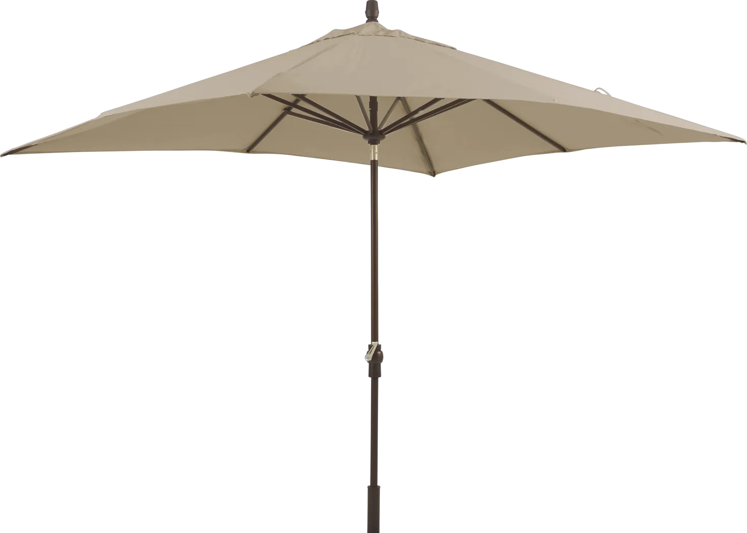 Seaport 8 x 10 Rectangle Flax Outdoor Umbrella - Image 5