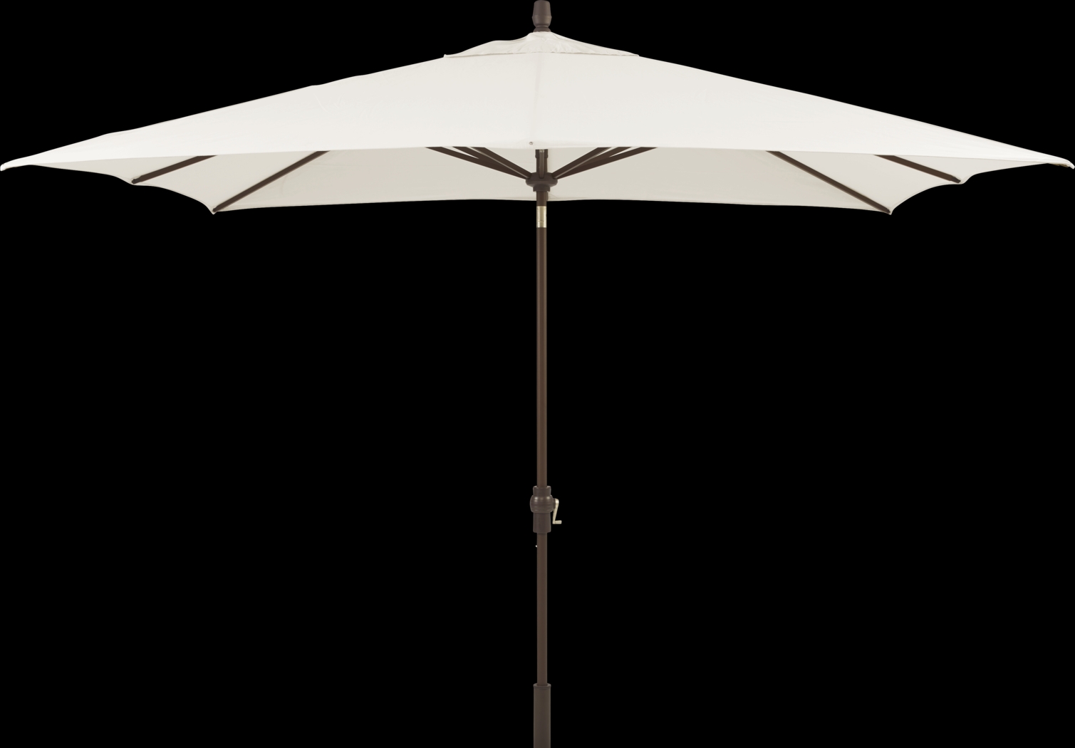 Seaport 8 x 10 Rectangle Vanilla Outdoor Umbrella - Thumbnail - Image 1