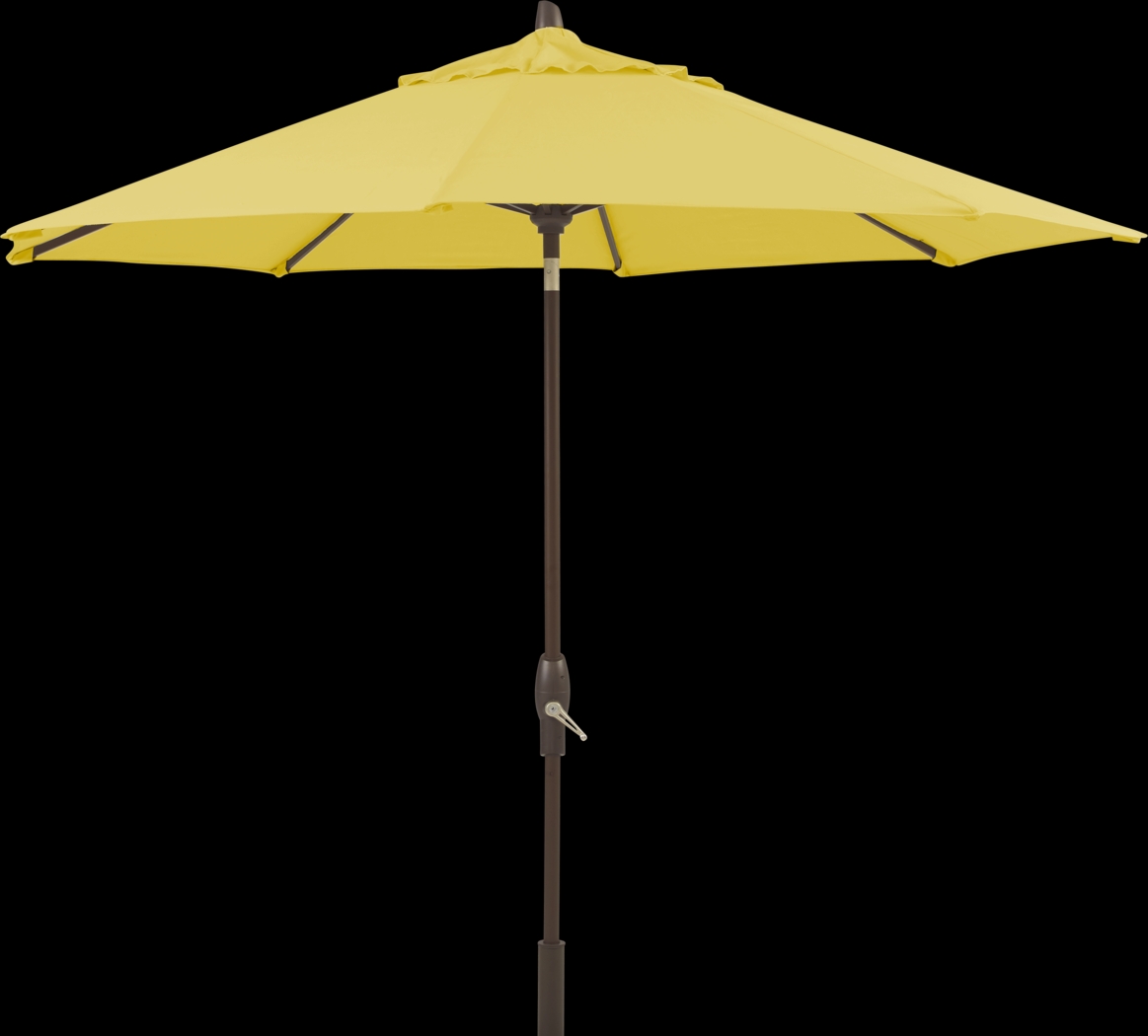 Seaport 9' Octagon Yellow Outdoor Umbrella - Thumbnail - Image 1