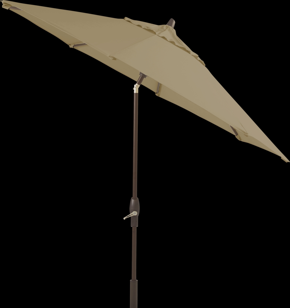 Seaport 9' Octagon Heather Beige Outdoor Umbrella - Thumbnail - Image 2