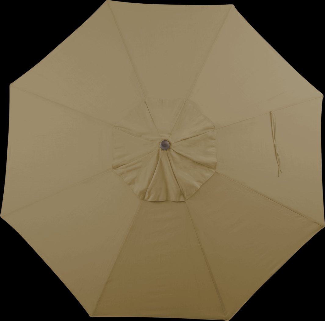 Seaport 9' Octagon Heather Beige Outdoor Umbrella - Thumbnail - Image 3