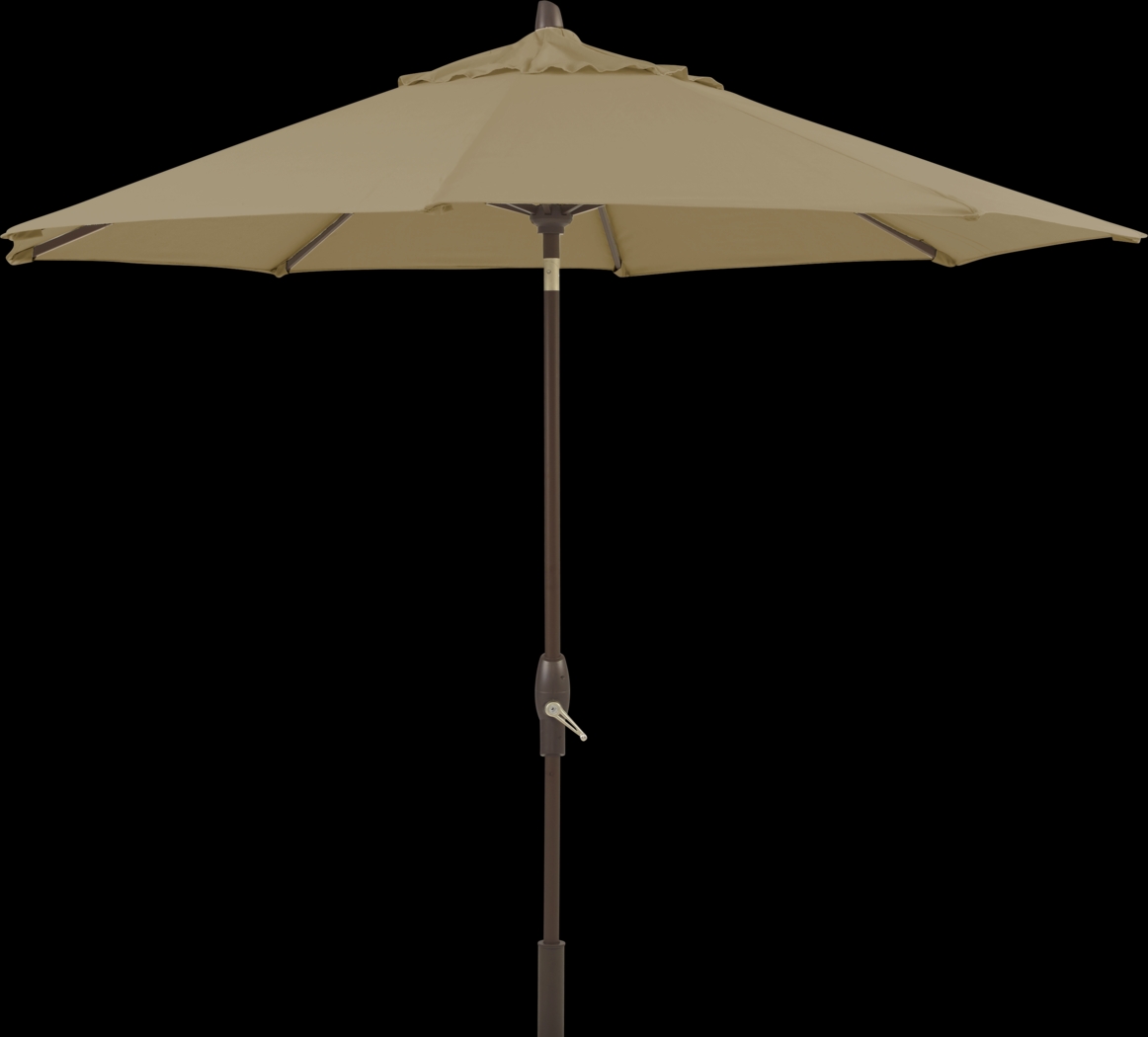 Seaport 9' Octagon Heather Beige Outdoor Umbrella - Thumbnail - Image 1